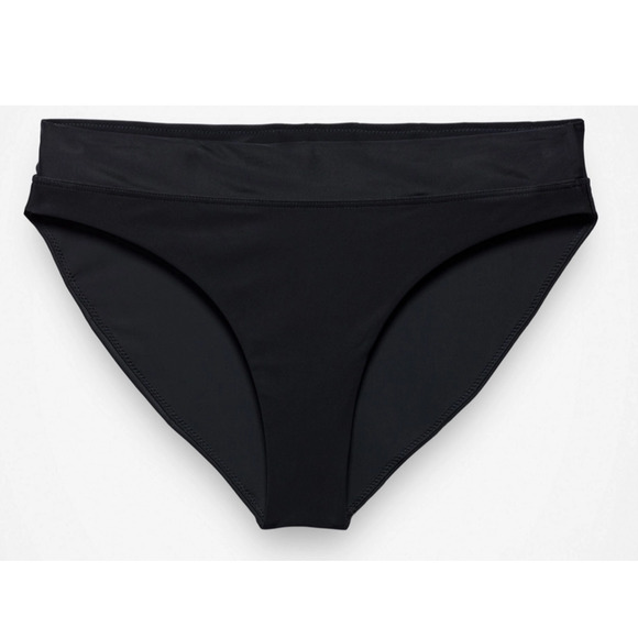 Prana Swimsuit Womens Small Black Summer Wave Swim Bottom Bikini - Picture 1 of 9